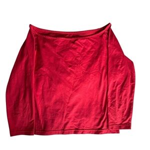 Kookai Red Off-Shoulder Stretch Top Women’s XS/S